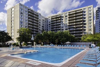 Resort-style swimming pool & sundeck